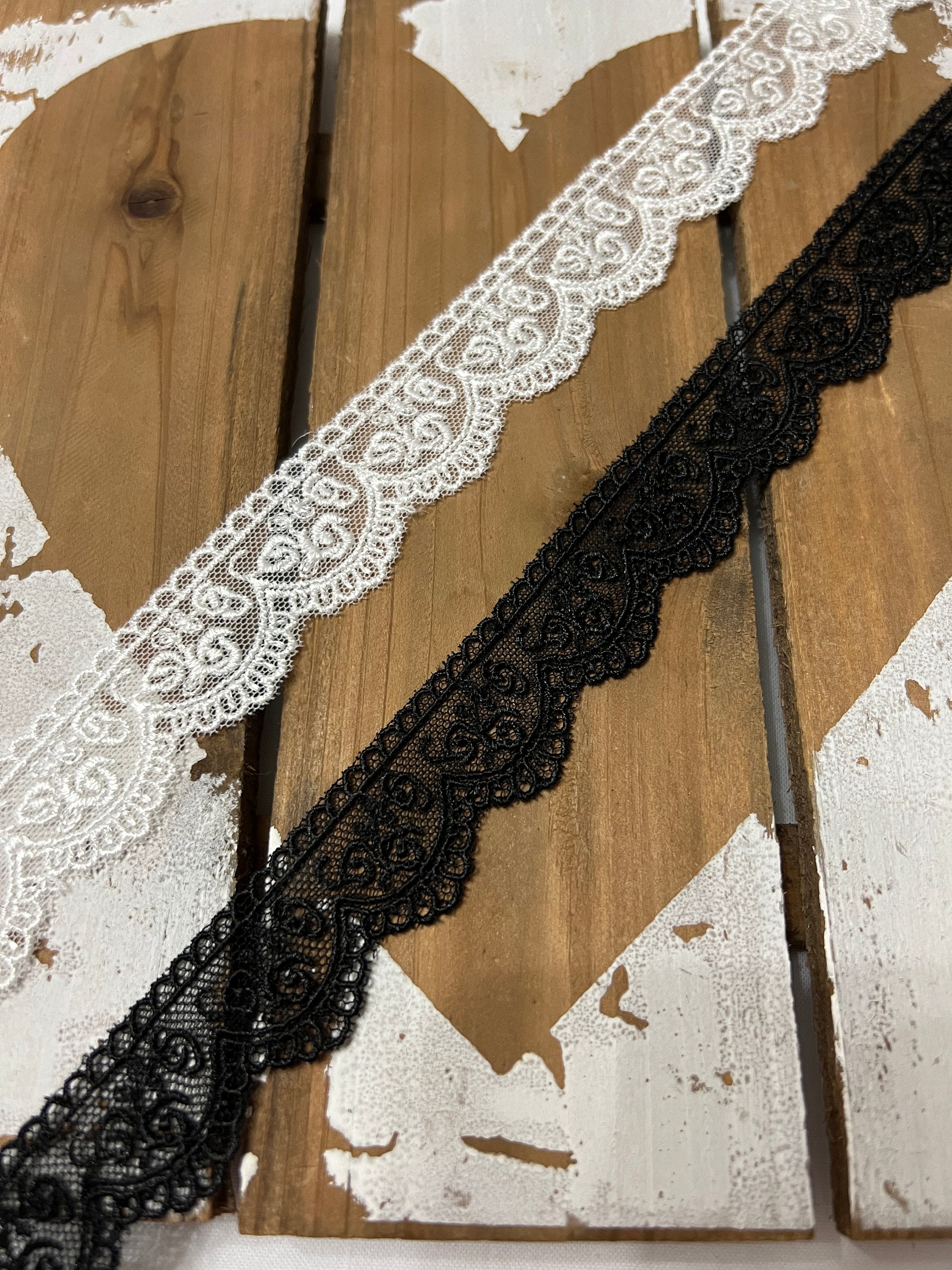 Beiges Elastisches Spitzenband Mit Blumenmuster – 9,1 M Meterware (5,6 Cm Breit) Für Nähen & Deko