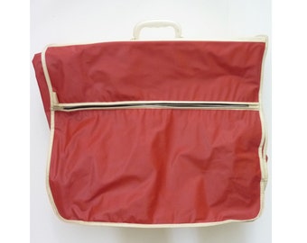 Vintage 1970s Diorissimo Canvas Trunk/ Suit Garment Carrier Leather  ref.696041 - Joli Closet