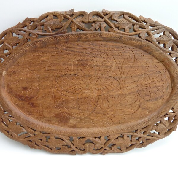 Carved Wood Trays - Etsy