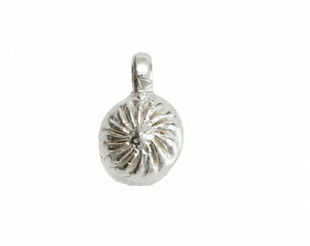 950 Fine Silver Bao Pendant Charm Handcrafted Chinese Dim Sum Foodie Gift