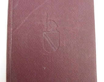 Vintage Shakespeare King Lear Miniature Book Antique Red Embossed Pocket Hardcover Dark Academia Collectible Classic Literature