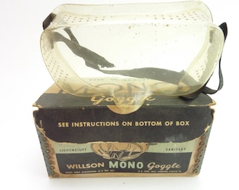 Vintage The Willson Mono Goggle in Original Box