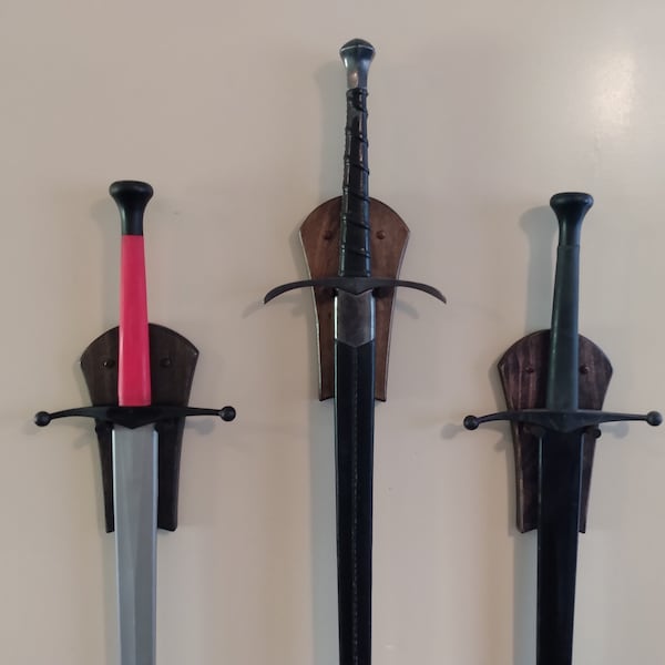 Vertical Sword Wall Display