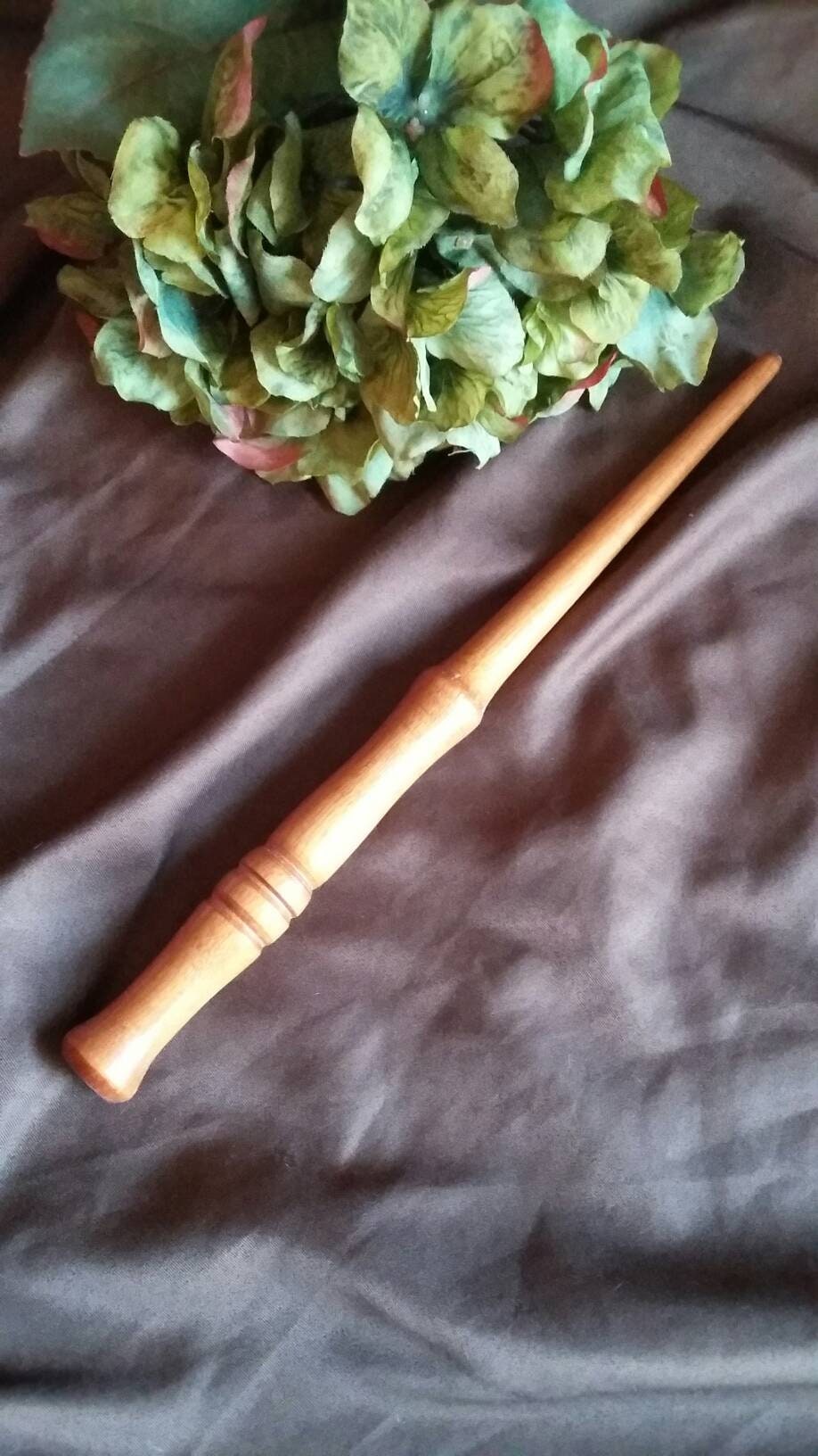 Mahogany Thunderbird Feather Wand 181