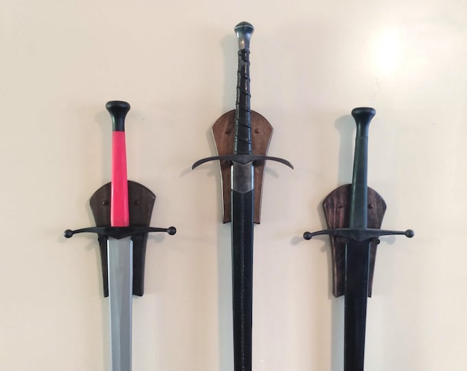 Vertical Sword Wall Display