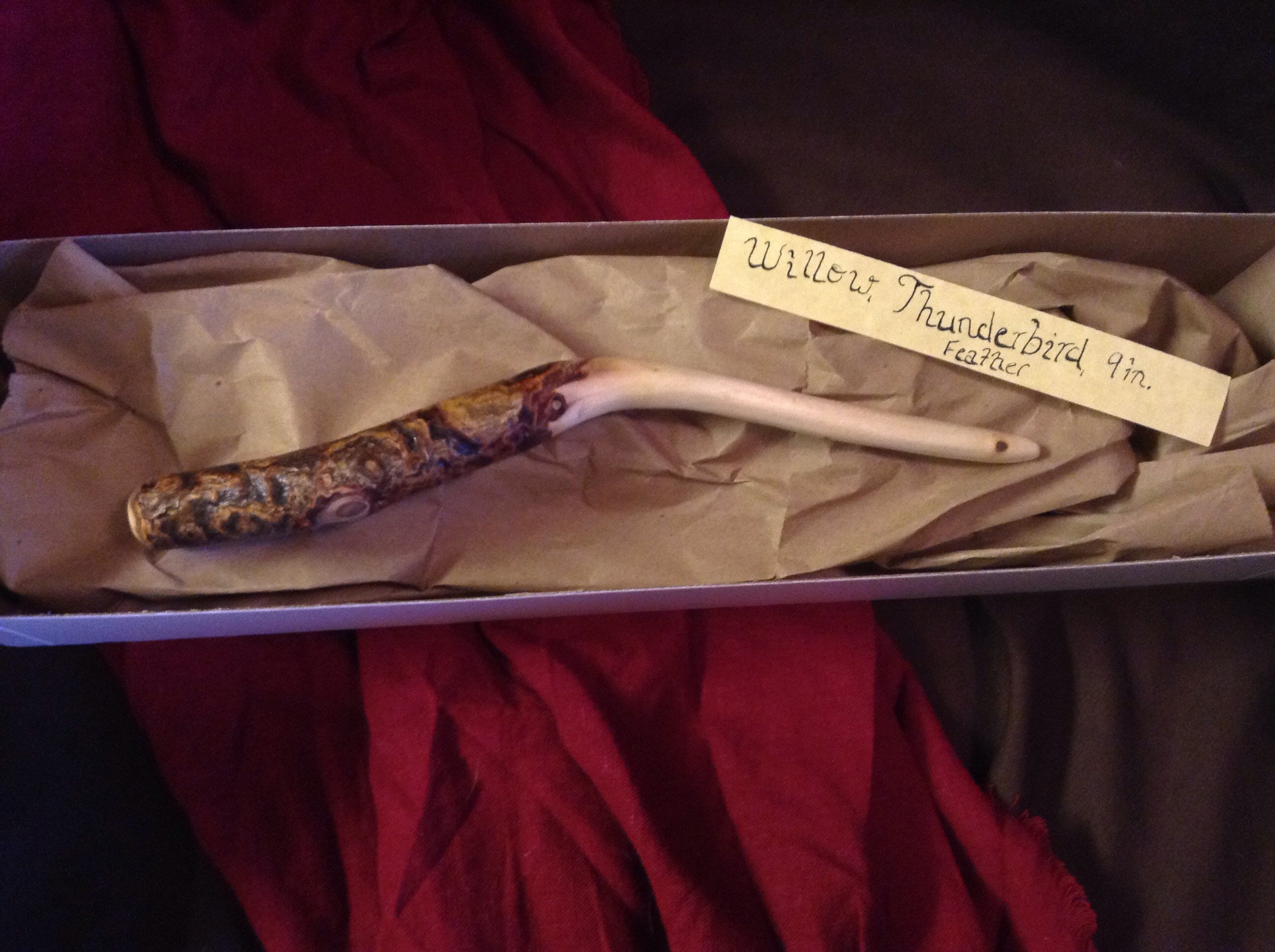 Willow Thunderbird Feather Magic Wand 279