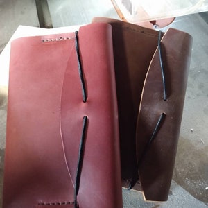 Pocket Size Leather Refillable Notebook Cover
