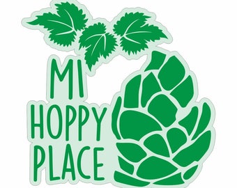 MI Hoppy Place Decal