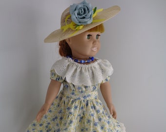 Floral Fiesta Dress, Hat and Necklace