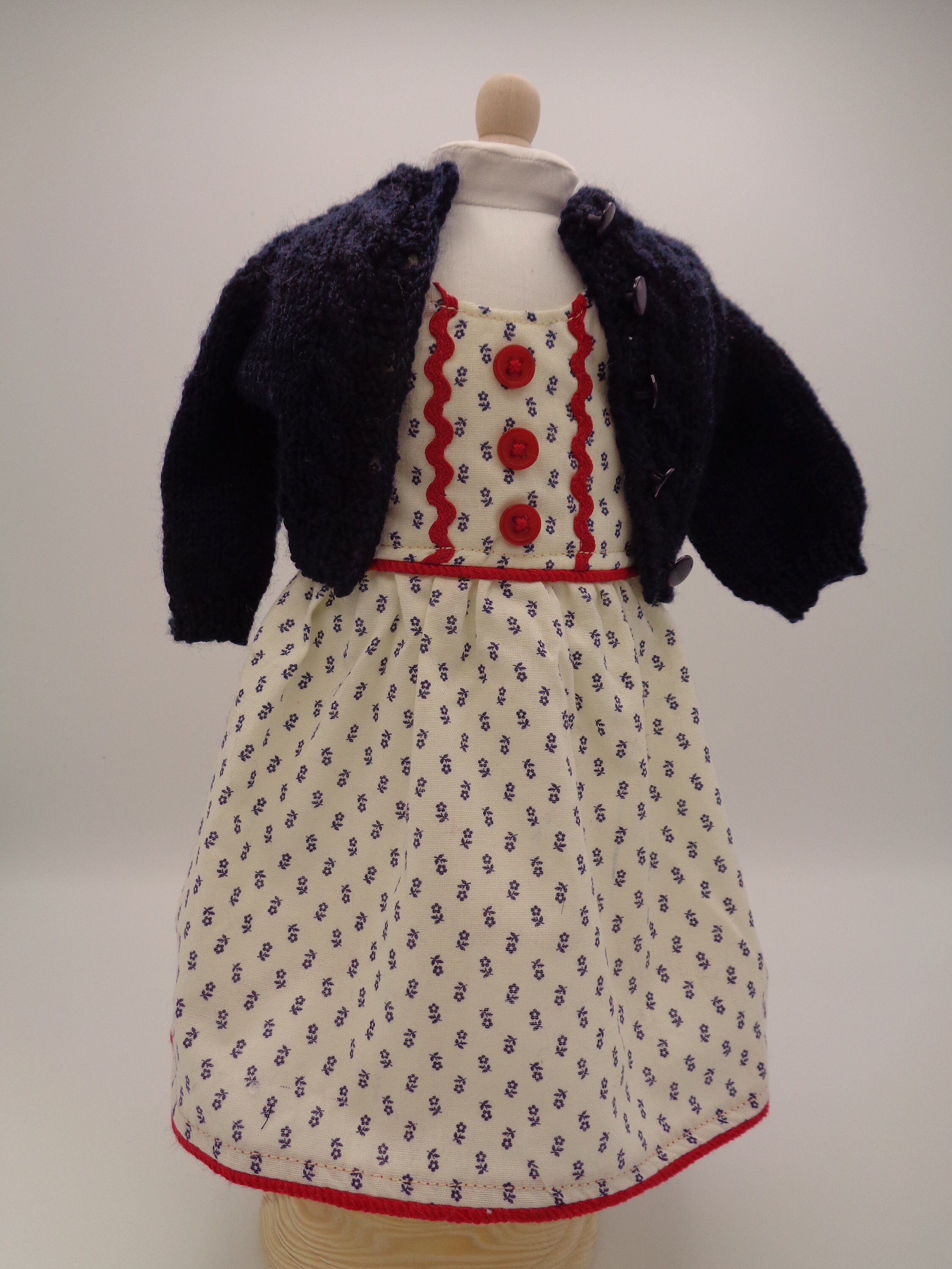 American Girl Doll Blue Sweater and Dress Etsy