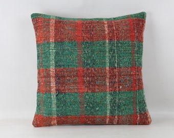 Red Goat Pillow Red Goat Fur Pillow Red Goat Hair Pillow Red Leather Hide Throw Pillow