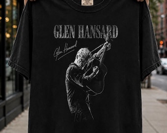 Glen Hansard Tribute Shirt, Vintage Music Memorial Tee, Acoustic Guitar Fan Shirt, Folk Rock Legend Graphic Tee, Music Lover Gift