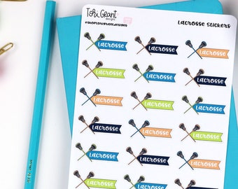Lacrosse Planner Stickers