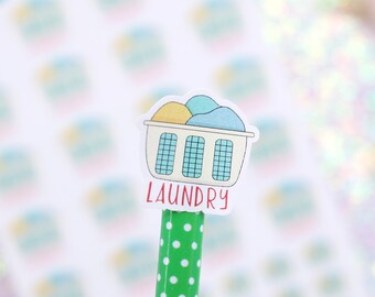 Laundry Day Planner Stickers