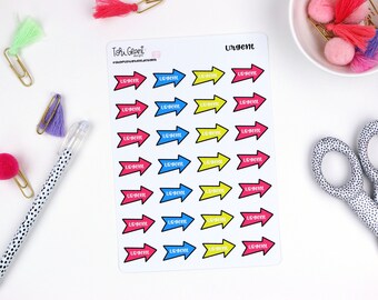 Urgent Planner Stickers