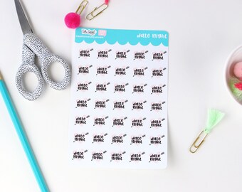 Date Night Planner Stickers