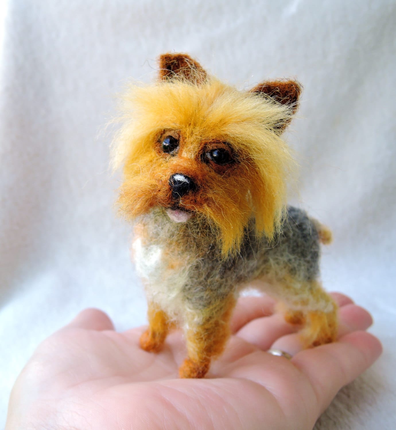 Needle felted dog Yorkshire Terrier Yorki Yorkie dog Etsy