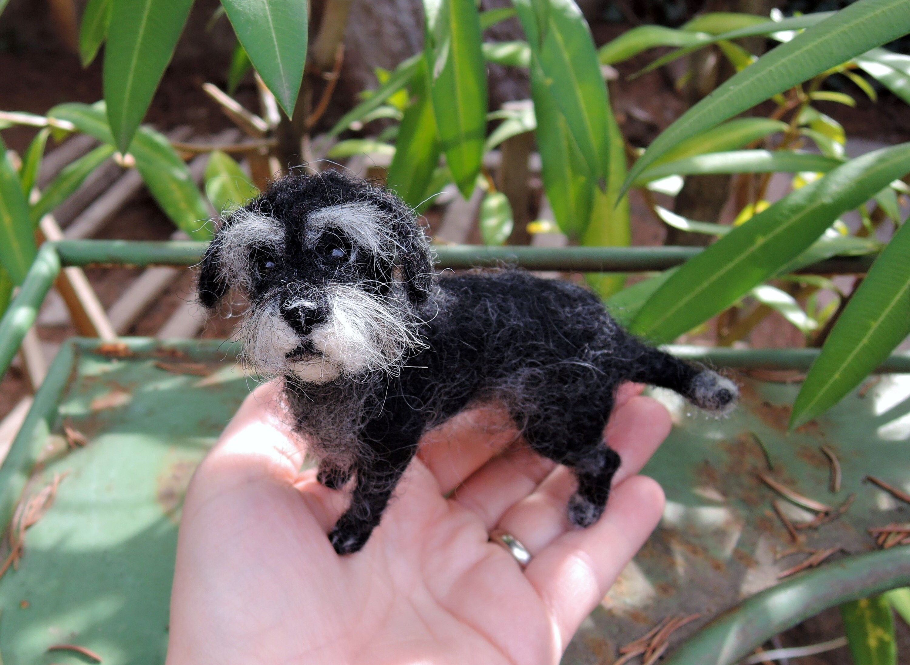 Nadel gefilzt Hund Fox Terrier Mix Hund Skulptur Hund Etsy