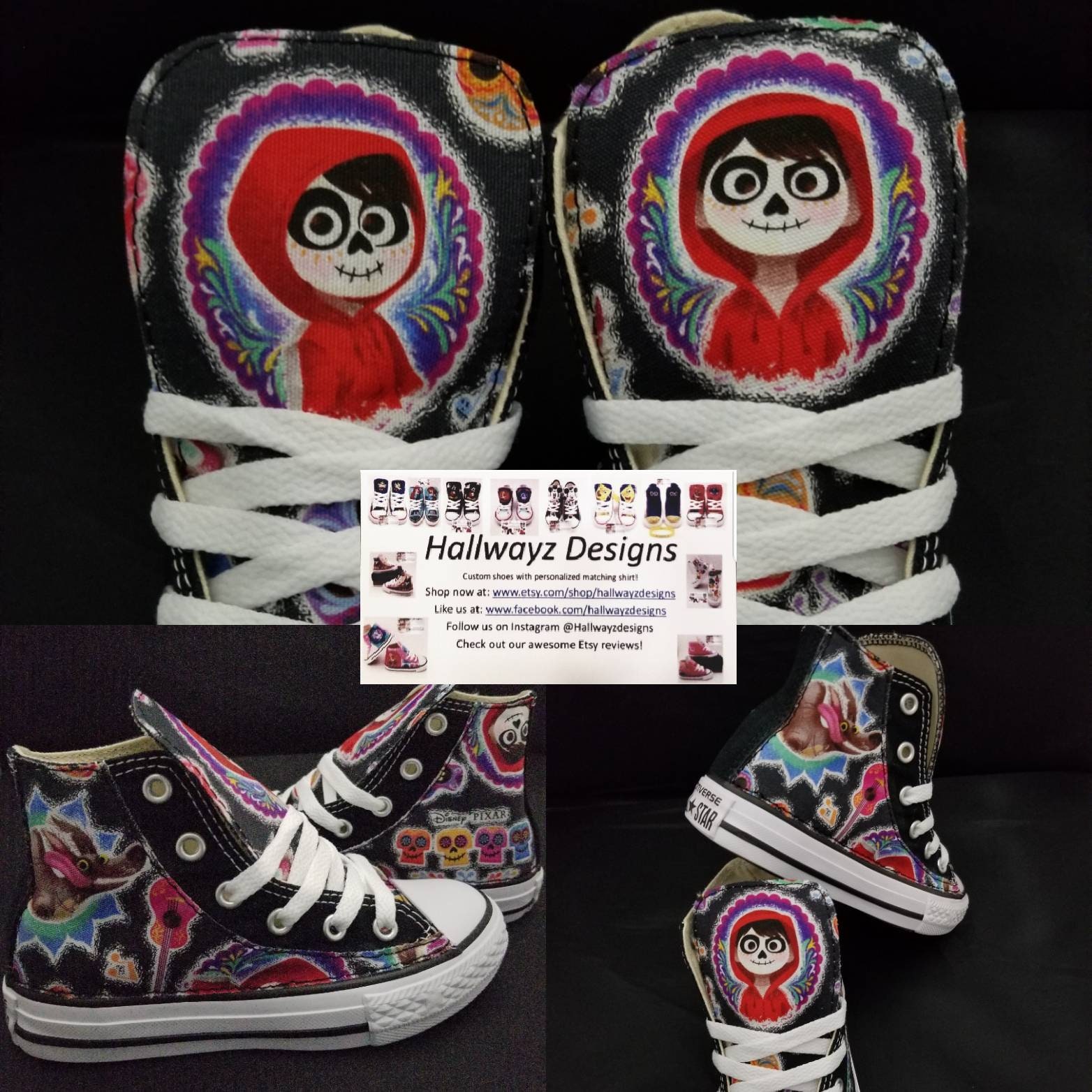 day of the dead converse shoes