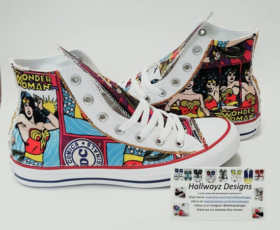 wonder woman converse shoes