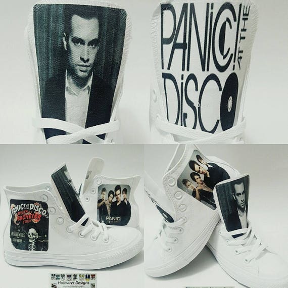 panic at the disco converse shoes
