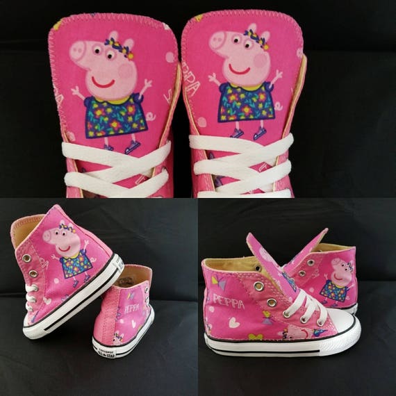 ladies pink converse trainers
