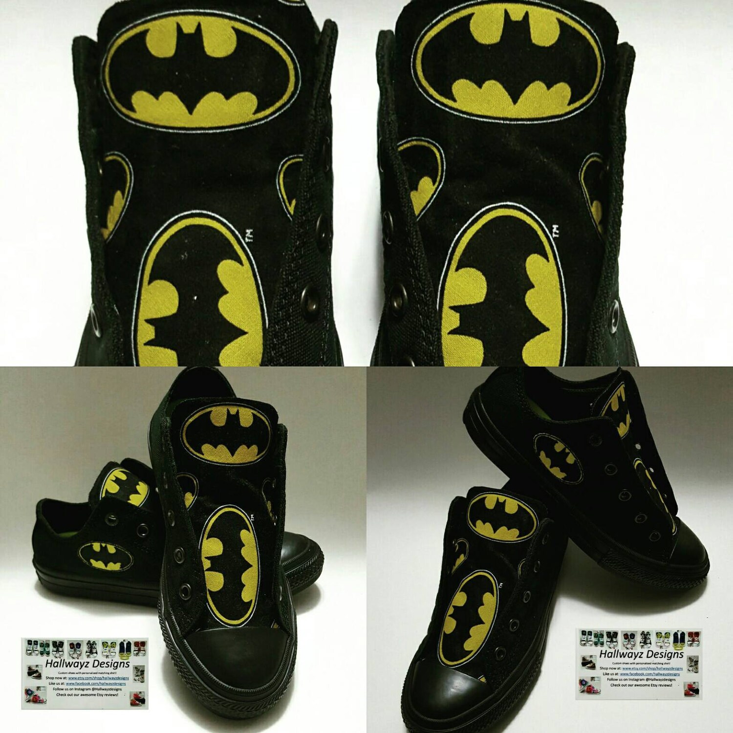 custom batman sneakers