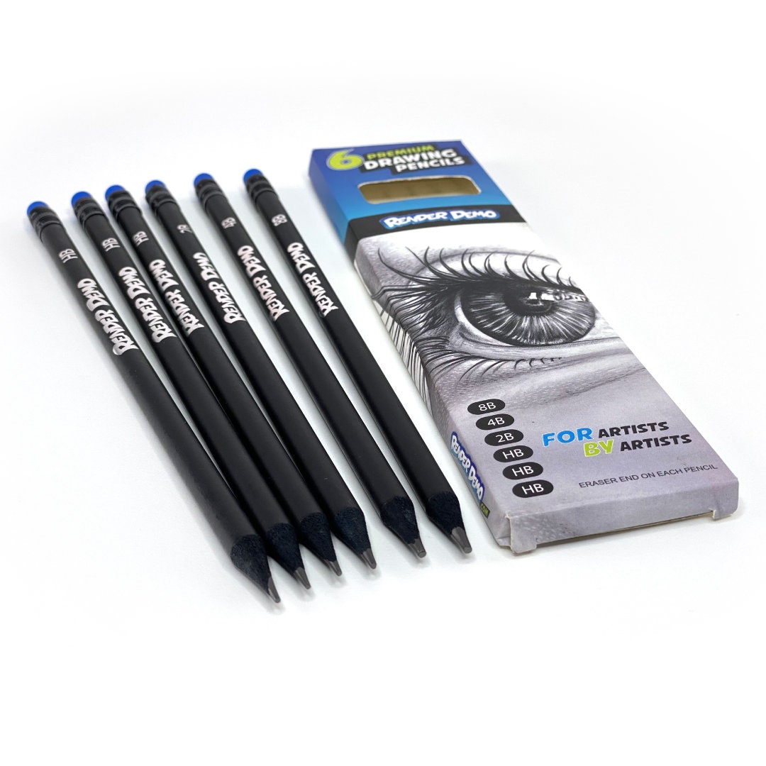 Drawing Starter Kit Book Pencils Etsy Canada