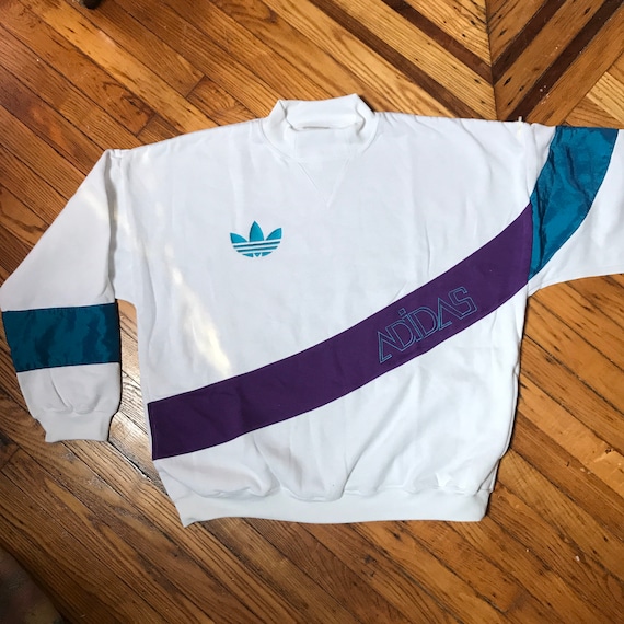 90s adidas crewneck vintage deadstock sweatshirt w