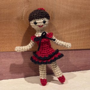 Spanish Dancer The Nutcracker inspired Crochet Amigurumi