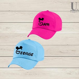Cappello Disney / cappellini per famiglie / vacanze Disney / cappello di Topolino / coordinato