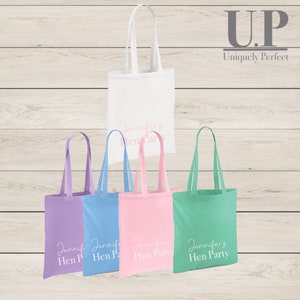Hen Party Tote bags , Hen Weekend Bags , Tote bags , Gift Bag Hen Weekend , Bride Squad , Team Bride , Personalised Tote Bag