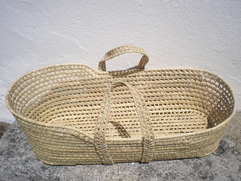 Moses BasketPalm Leaf Baby Moses Basket You can choose the Etsy