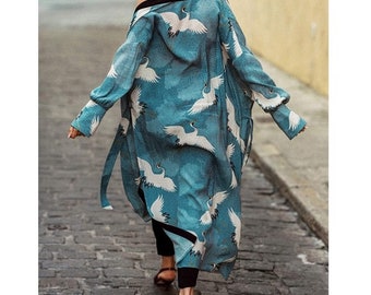 kimono maxi cardigan