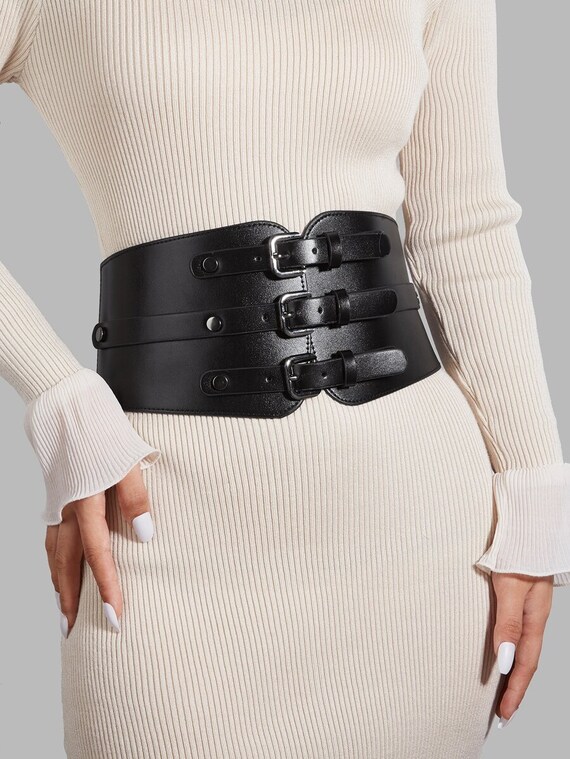 Retro Metal Buckle Corset Belt Waist Belt Corset Waist Belt Etsy