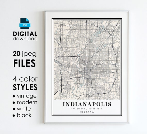 Map Of Indianapolis Indiana Indianapolis Map Indianapolis, Indiana,