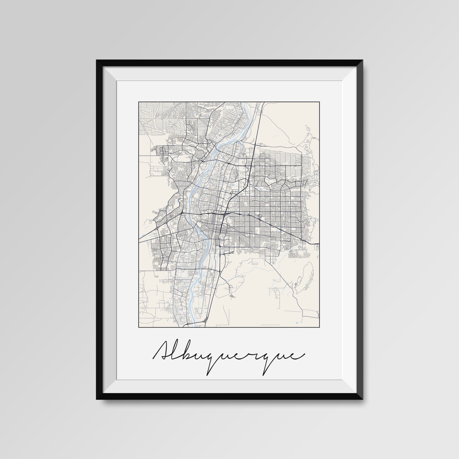 Street map Albuquerque PDF