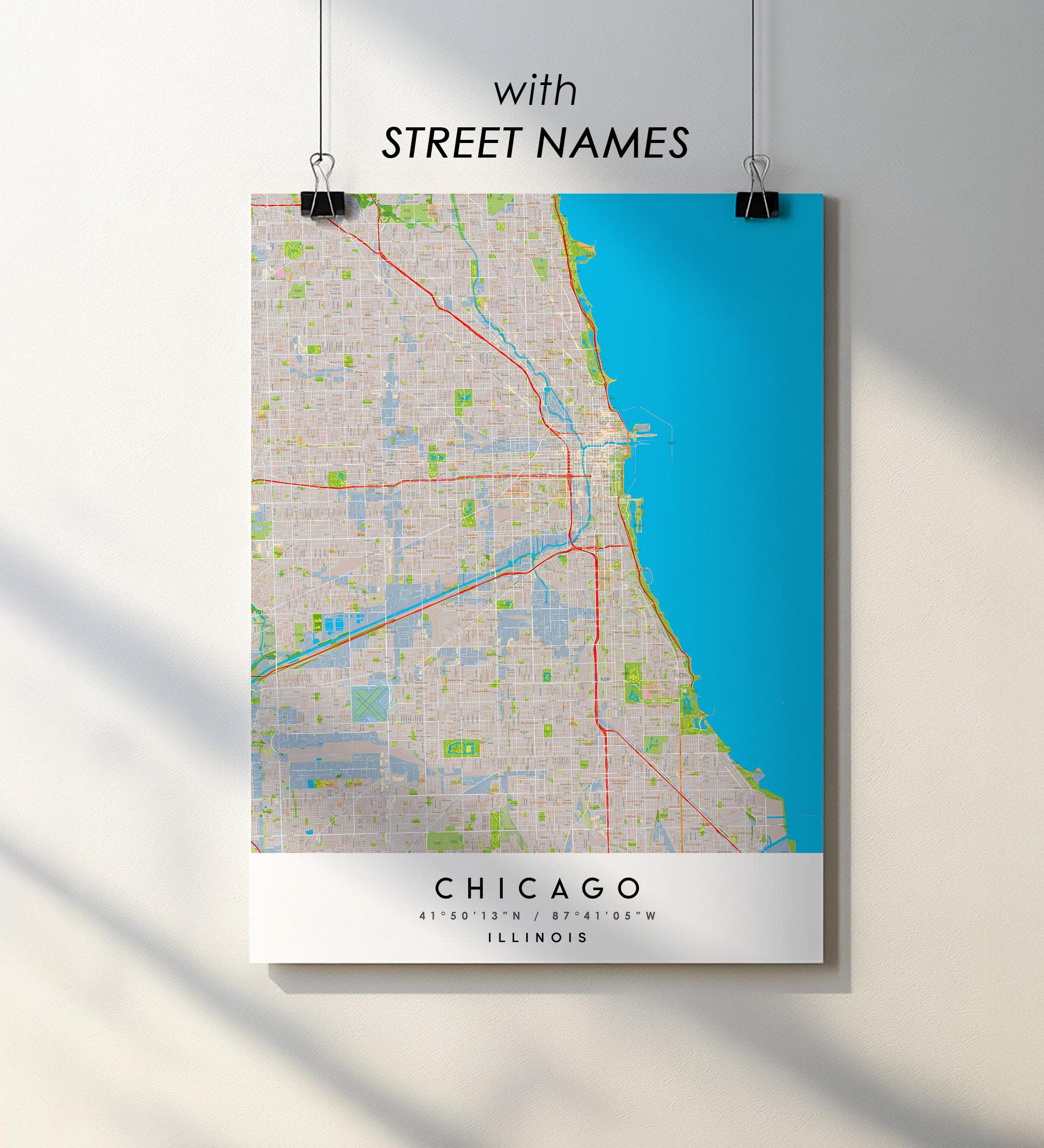 Chicago Street Names List