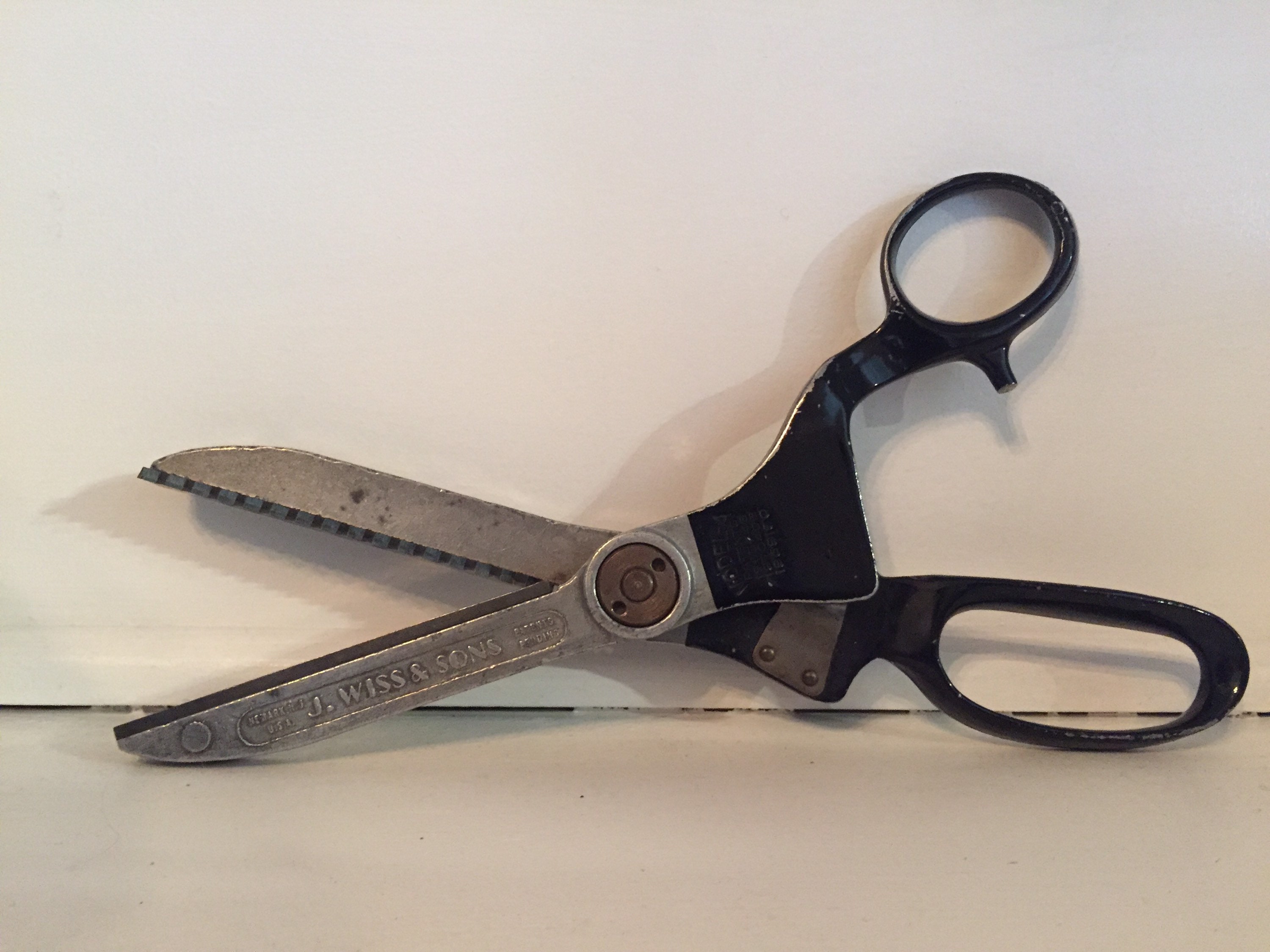 J. Wiss & Sons Antique Pinking Shears Etsy
