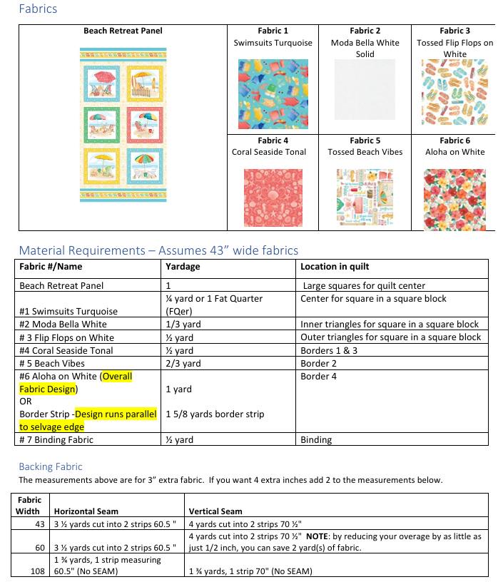 Squared up Quilt Pattern, Perfect for Large Print Fabrics or Panels ...