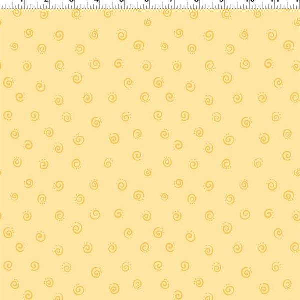 Yellow Squiggle by Susybees for Clothworks, Baby Shower Giftidea, Baby Gir or Boyl, Squiggles, Binding, Borders, Quilting Cotton