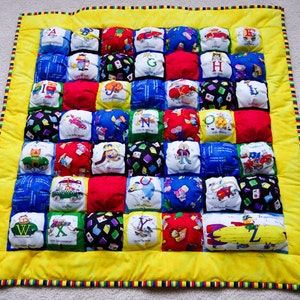 Create your own Puff Quilt the easy way Baby or Kids Quilt Pattern for a 38 X 38 Puff Quilt aka Biscuit Quilt EASY to Make image 4