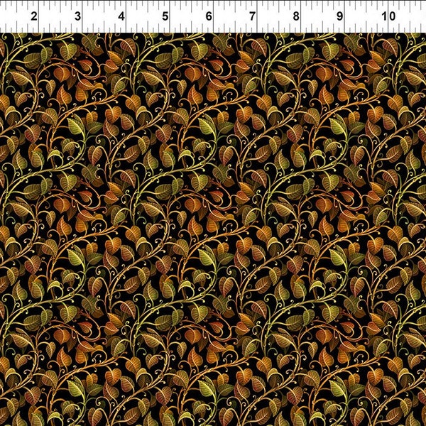 Legendary Journeys VINES by Jason Yenter for In the Beginning Fabrics, Beautiful FALL colors, Quilting Cotton, Digital Fabric, Quilting