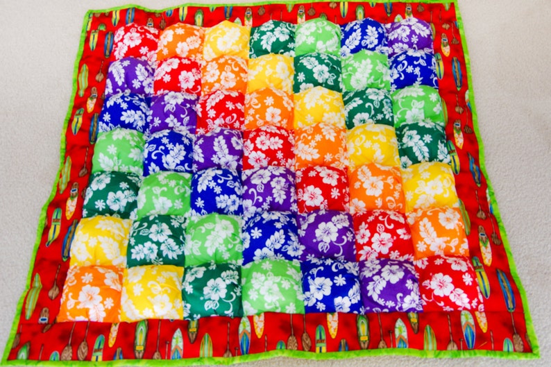 Create your own Puff Quilt the easy way Baby or Kids Quilt Pattern for a 38 X 38 Puff Quilt aka Biscuit Quilt EASY to Make image 3