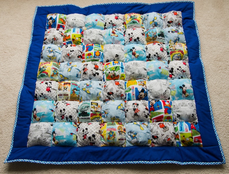 Create your own Puff Quilt the easy way Baby or Kids Quilt Pattern for a 38 X 38 Puff Quilt aka Biscuit Quilt EASY to Make image 7