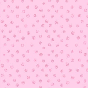 Squiggle Pink by Susybees for Clothworks, Baby Shower Giftidea, Baby Girl, Squiggles, Binding, Borders, Quilting Cotton