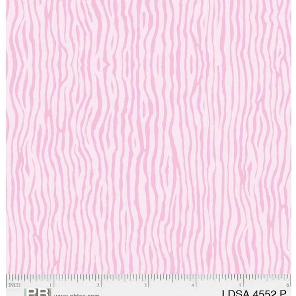 NEW Little Darlings Safari Stripe Pink, Just Adorable!   100% cotton, Cut to Order, Great for Quilting