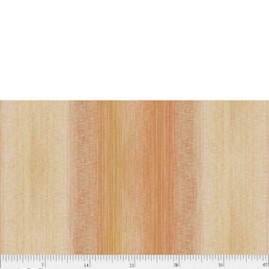 May include: A close-up of a fabric swatch with a striped pattern in shades of beige, brown, and orange. The fabric has a subtle linen texture. A ruler is visible at the bottom of the image with the text "OM45 5331 NE" and the numbers "7, 14, 21, 28, 35, 42".