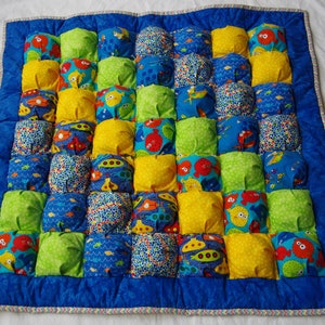 Create your own Puff Quilt the easy way Baby or Kids Quilt Pattern for a 38 X 38 Puff Quilt aka Biscuit Quilt EASY to Make image 8