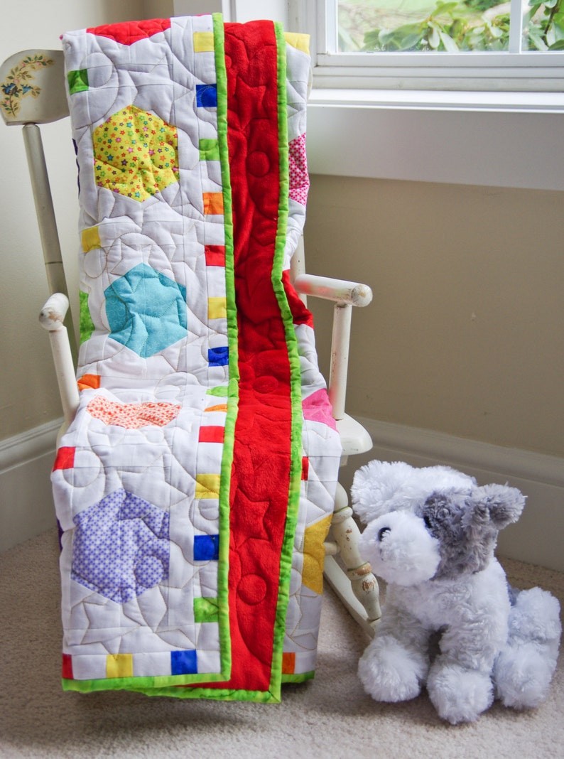 Handmade Minky Blanket Quilt Great for Babies or Toddlers Etsy